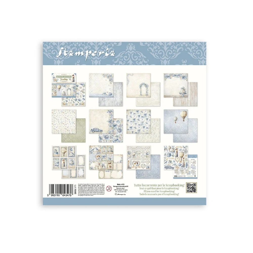 Stamperia Scrapbook papier – Timeless 12x12