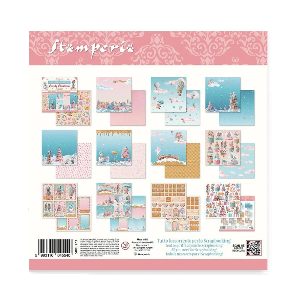 Stamperia Scrapbook papier – Candy Christmas 12x12