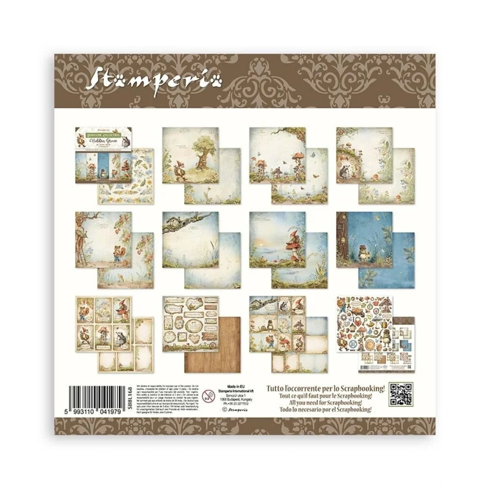 Stamperia Scrapbook papier – Hidden Grove 12x12