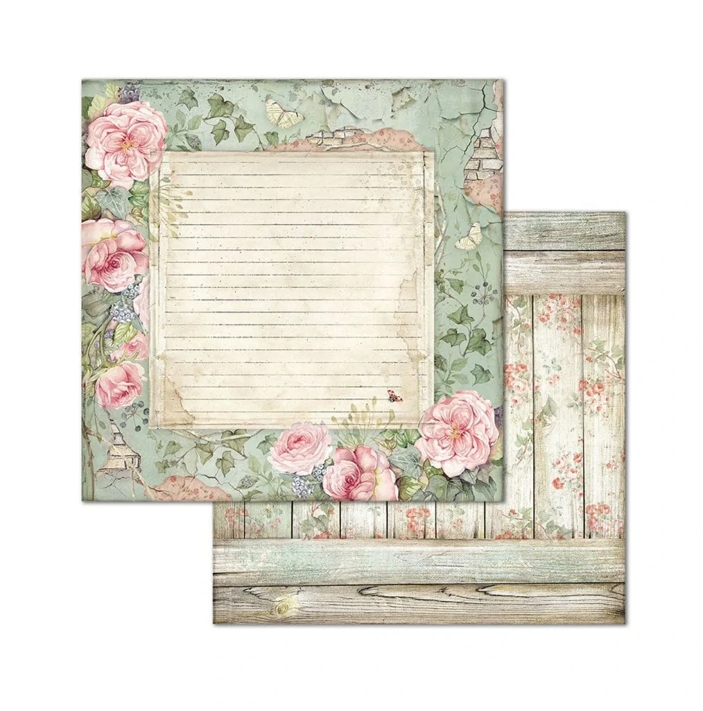 Stamperia Scrapbook papier – House of Roses 8x8