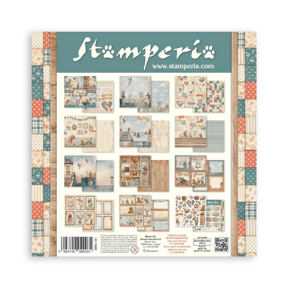 Stamperia Scrapbook papier – Family 12x12