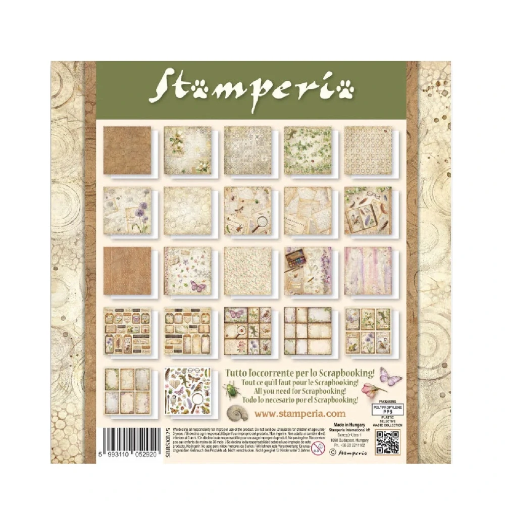 Stamperia Scrapbook papier – All Around 8x8 Maxi