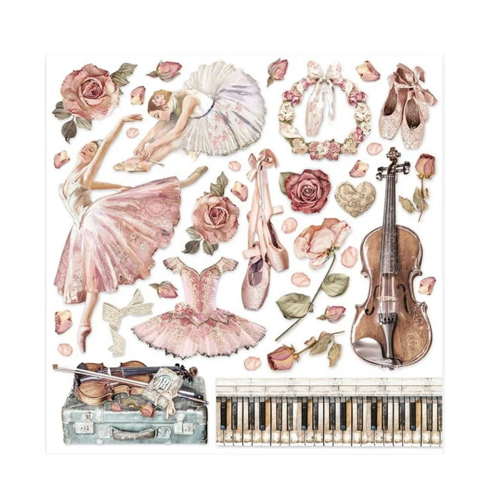 Stamperia Passion scrapbook papier 8x8