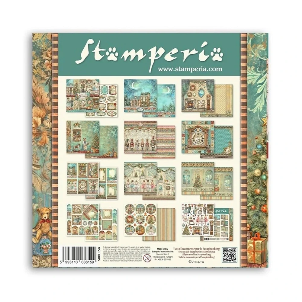 Stamperia Scrapbook papier – Nutcracker 12x12