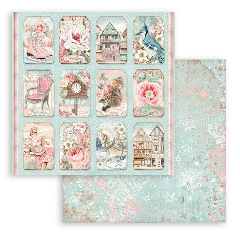 Stamperia Scrapbook papier – Sweet Winter 12x12