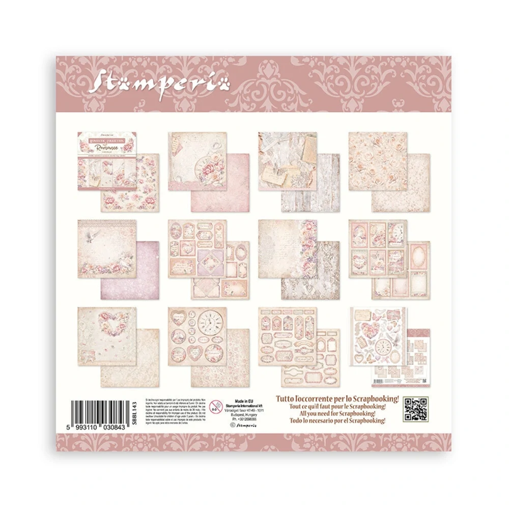 Stamperia Scrapbook papier – Romance Forever 12x12