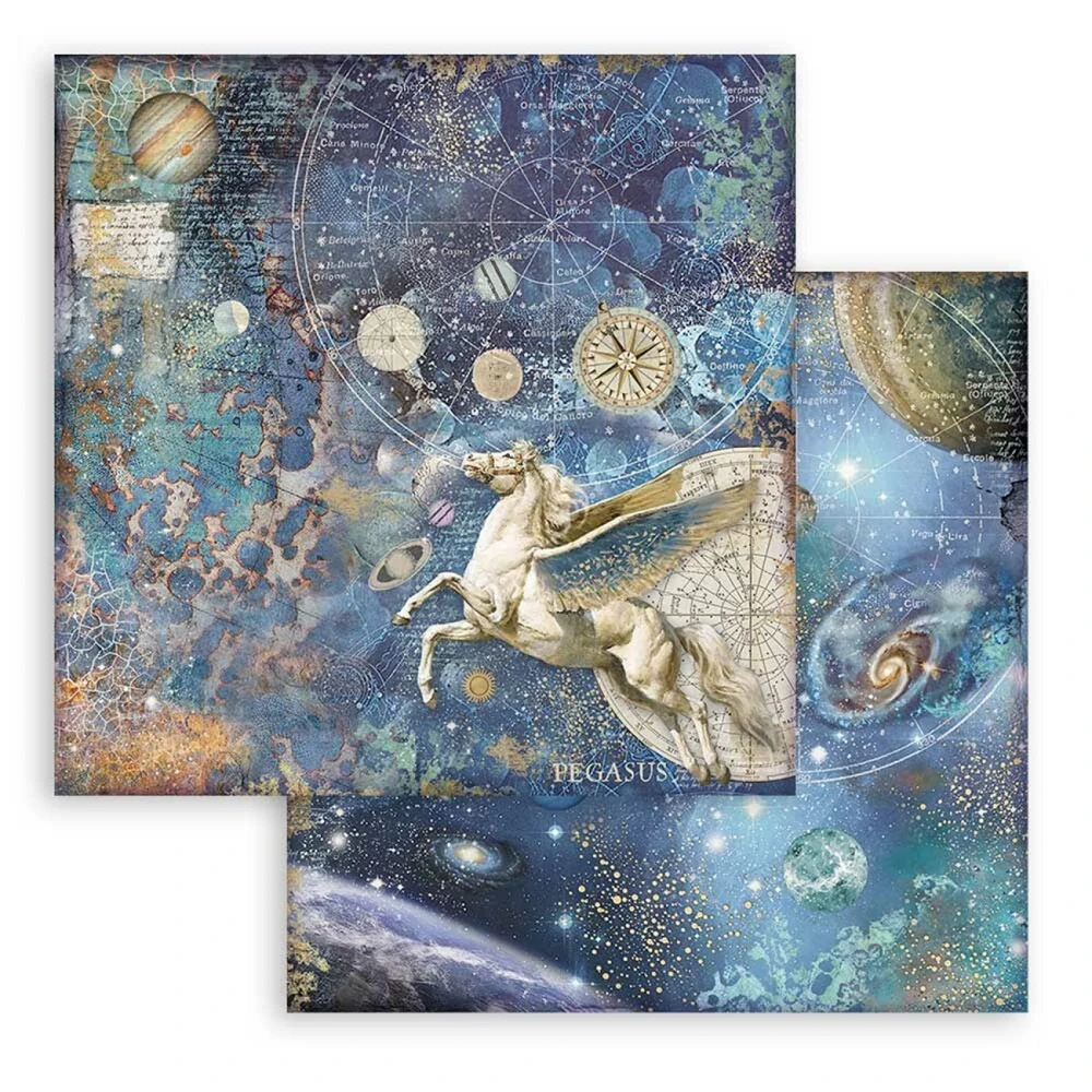 Stamperia Scrapbook papier – Cosmos Infinity 12x12