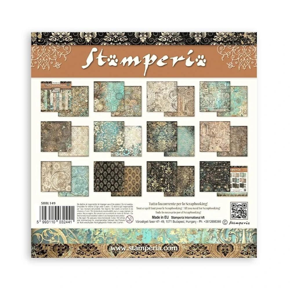 Scrapbook papier – Fantasy World Backgrounds 12x12