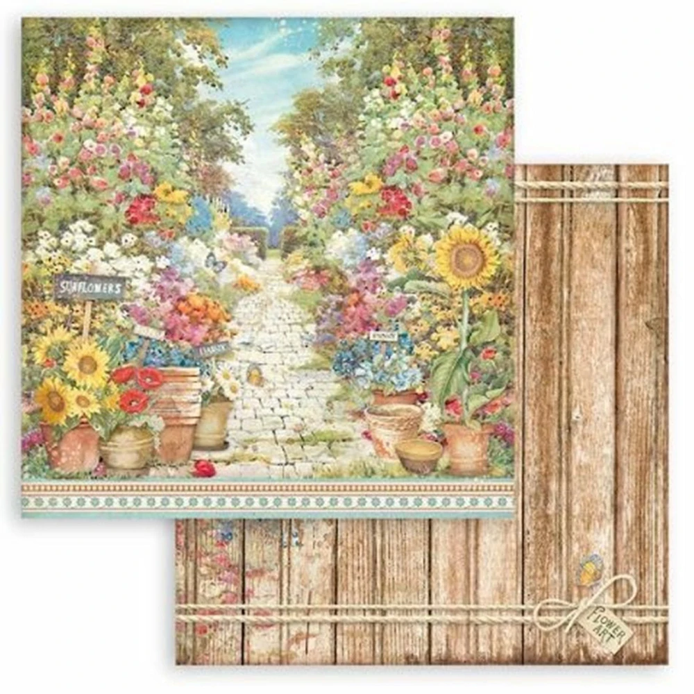 Stamperia Scrapbook papier – Sunflower Art 12x12