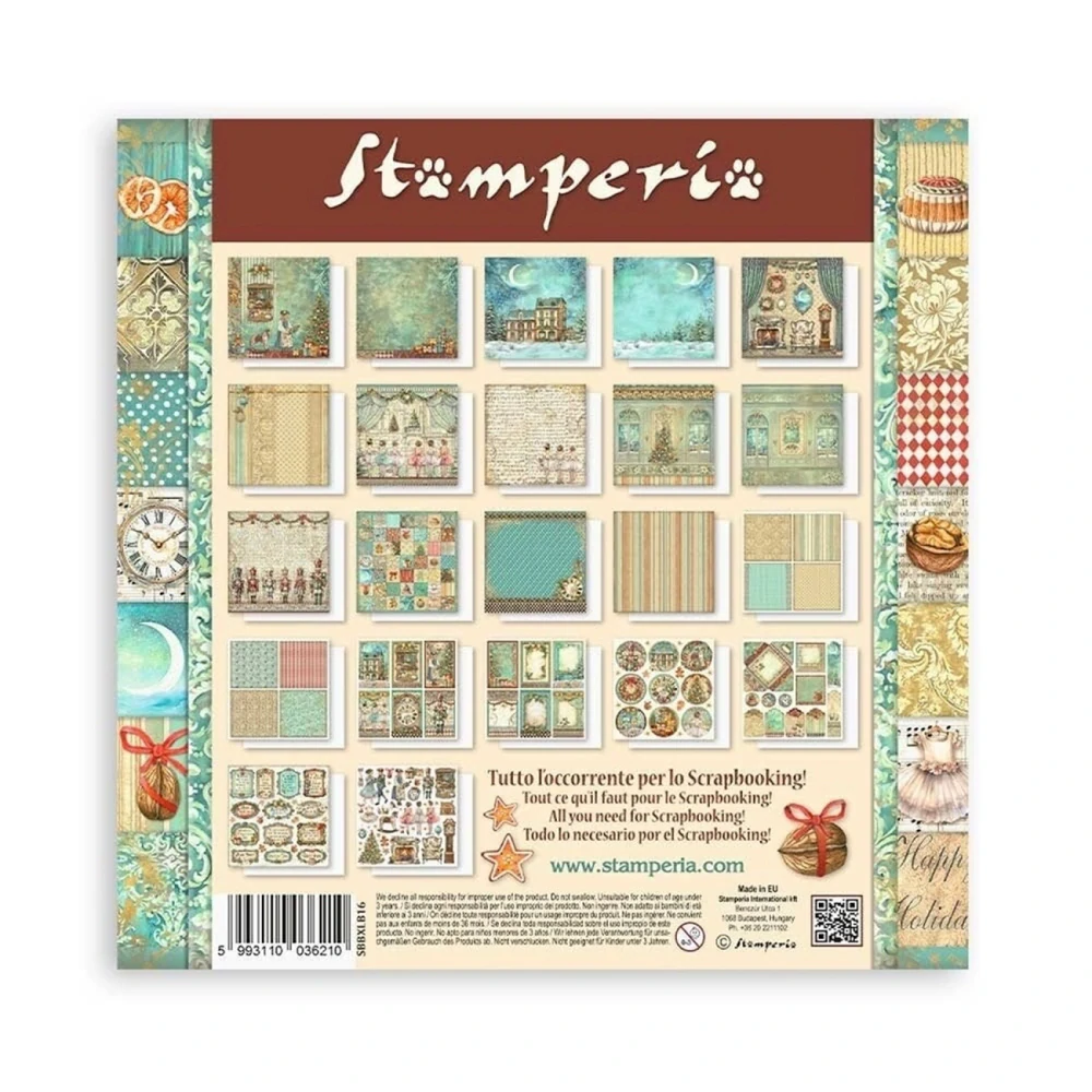 Stamperia Scrapbook papier – Nutcracker Maxi 12x12