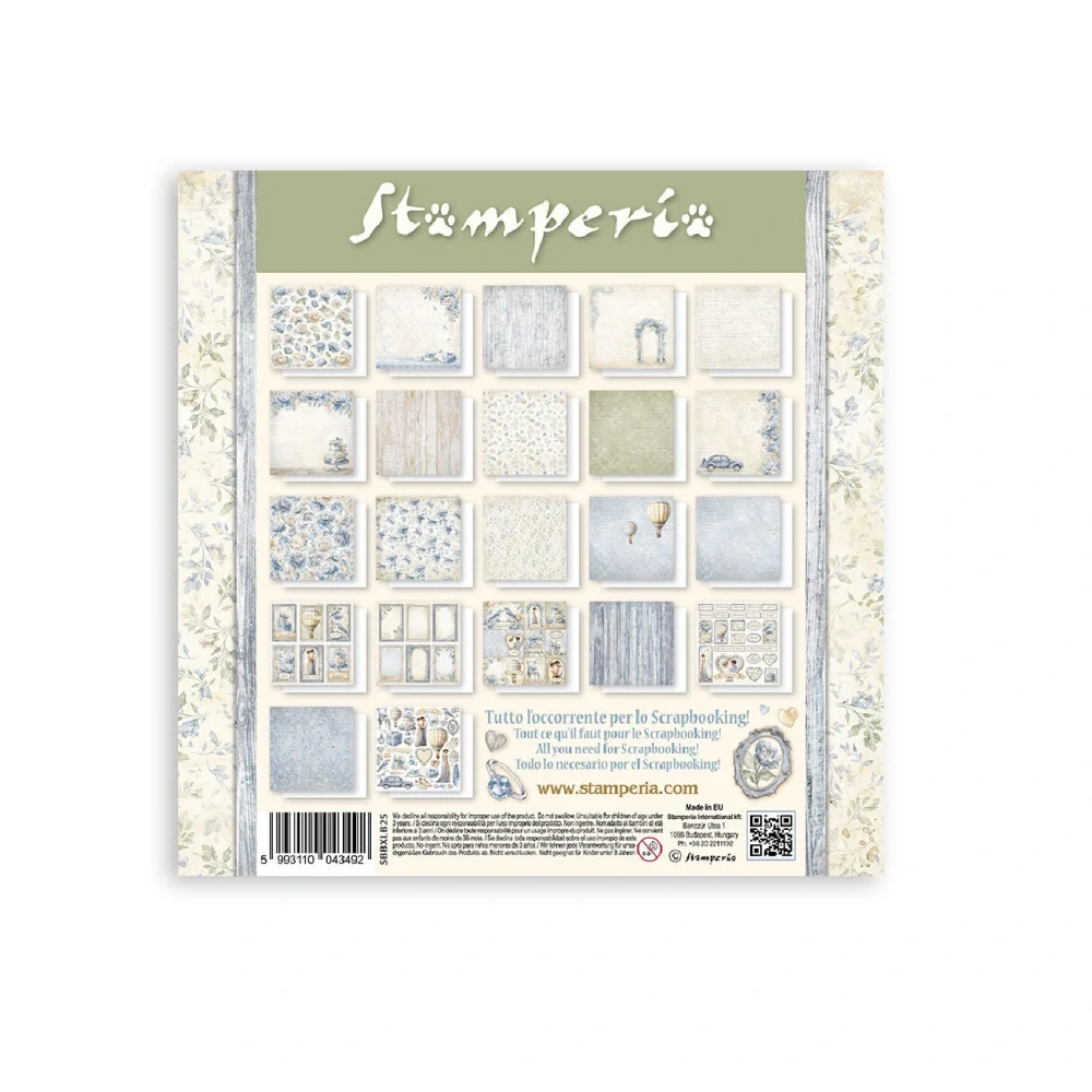 Stamperia Scrapbook papier – Timeless Maxi 12x12