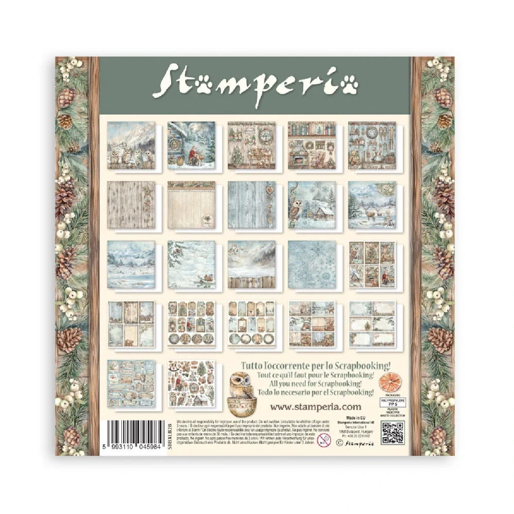 Stamperia Scrapbook papier – The Owl's House Maxi 12x12