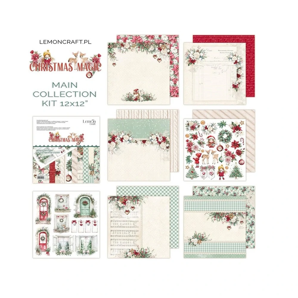 Lemoncraft Scrapbook papier Christmas Magic 12x12