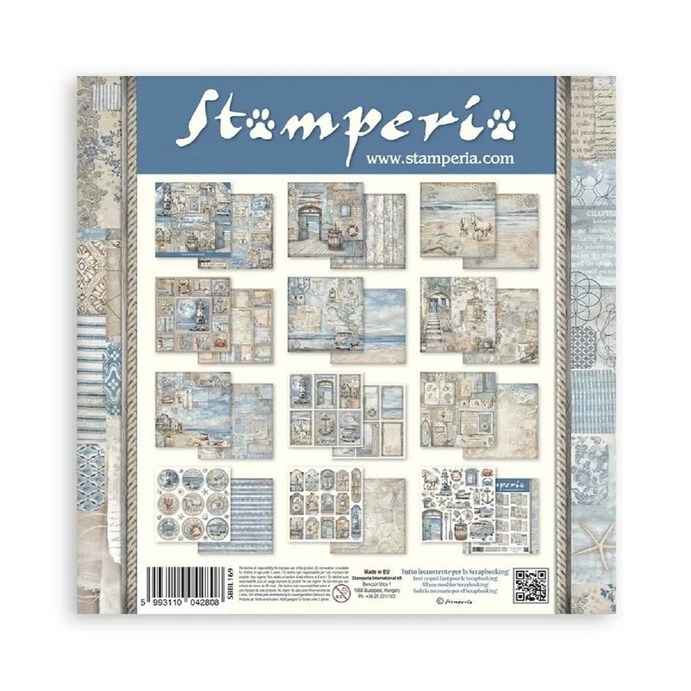 Stamperia Scrapbook papier – Silent Sea 12x12