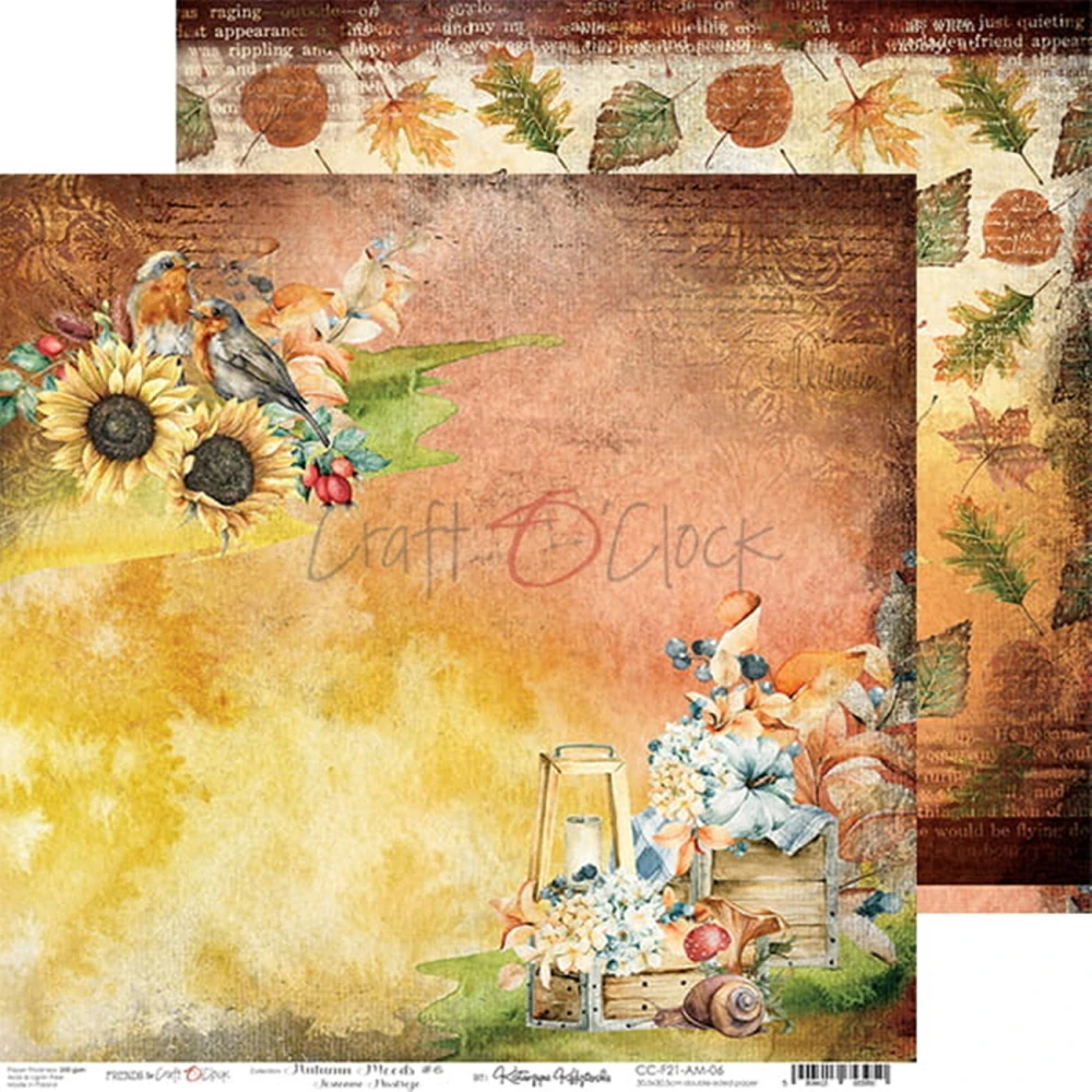 Craft O´ Clock Scrapbook papier - Autumn Moods 12x12