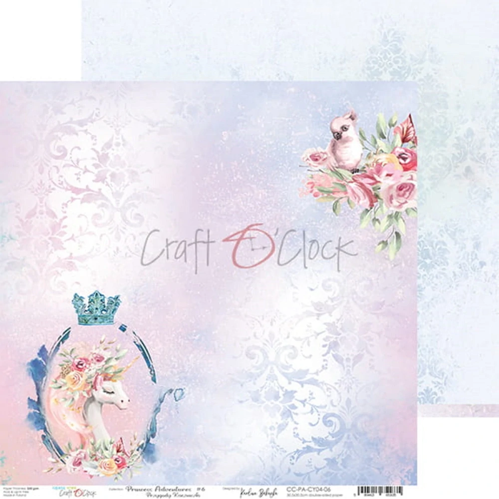 Craft O´ Clock Scrapbook papier - Princess Adventures 12x12