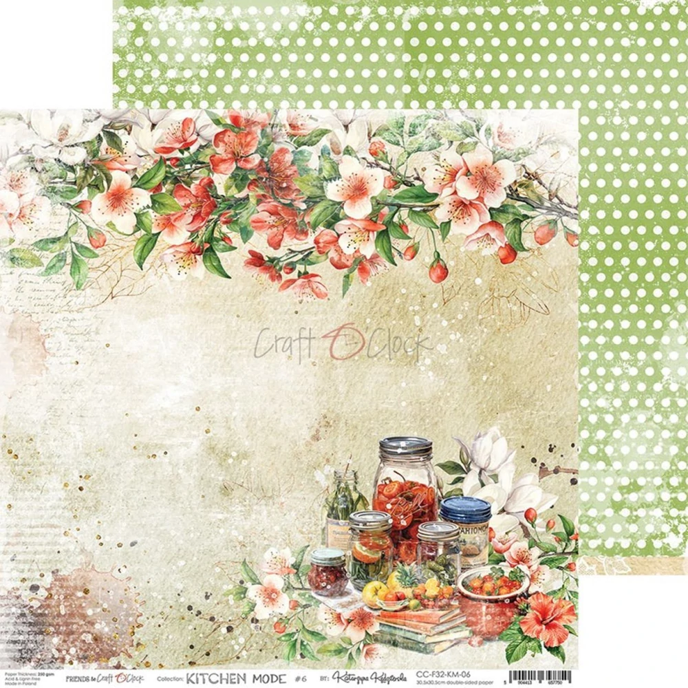 Craft O´ Clock Scrapbook papier - Kitchen Mode 12x12