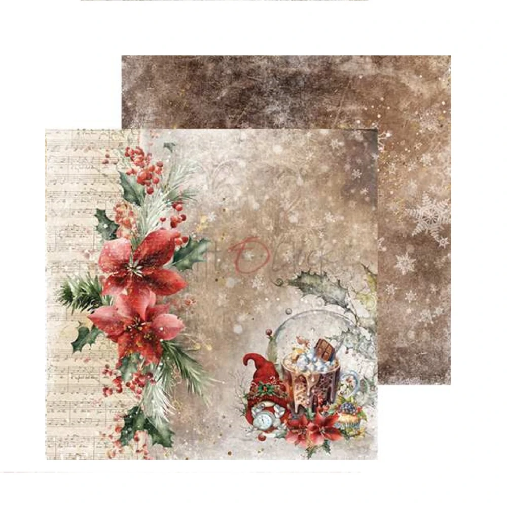 Craft O´ Clock Scrapbook papier - Christmas Treasure 8x8