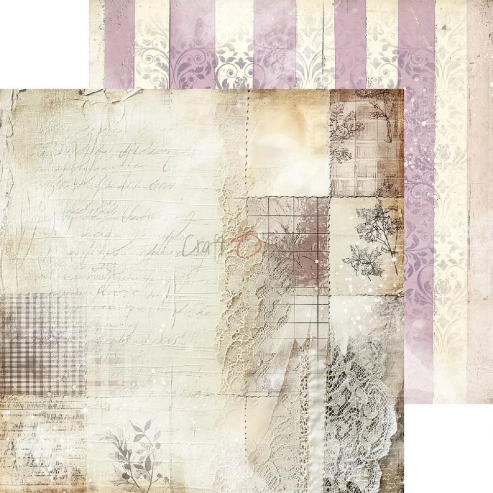 Craft O´ Clock Scrapbook papier - Heritage Whispers 8x8 Mix