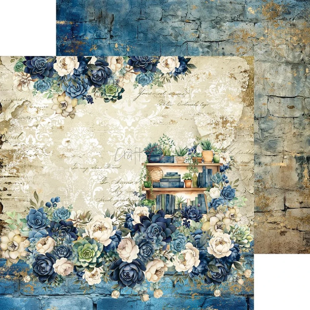 Craft O´ Clock Scrapbook papier - Lovely When You’re Red 8x8