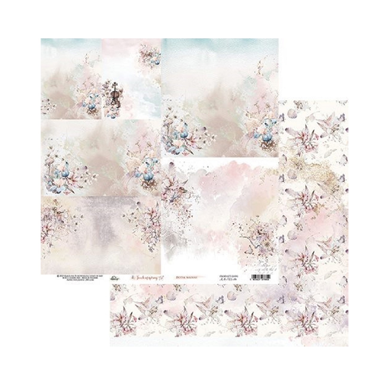 Alchemy of Art Scrapbook papier Touch of Spring 12x12
