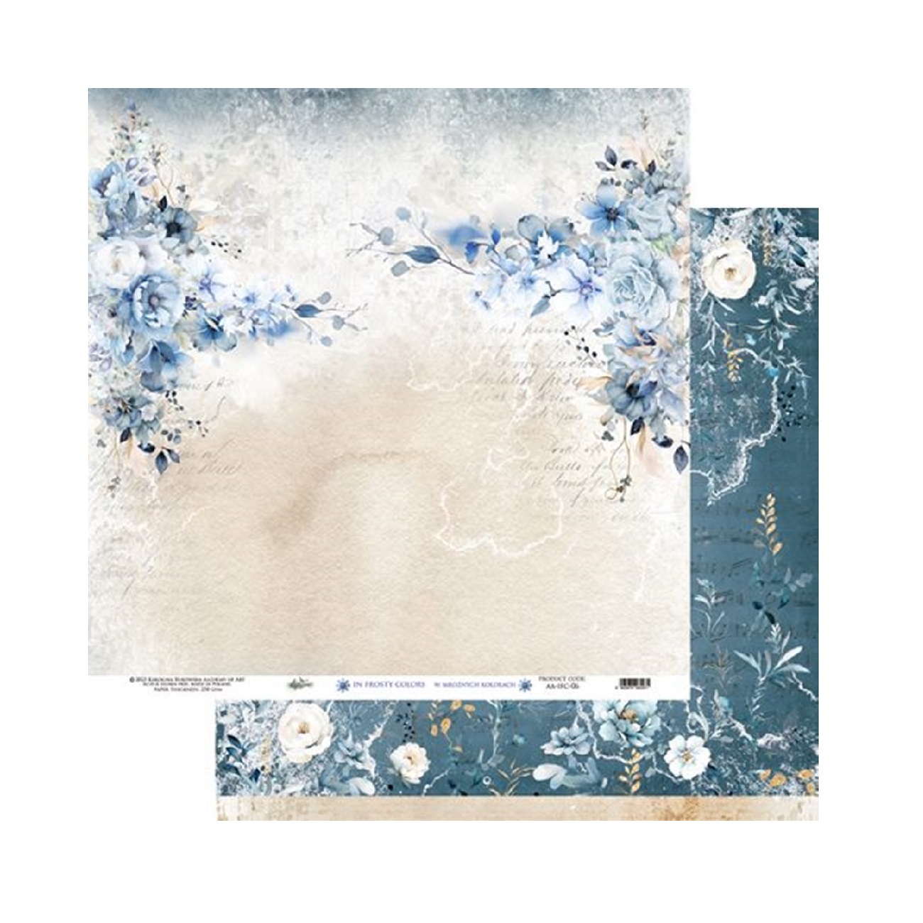 Alchemy of Art Scrapbook papier In Frosty Colors 12x12