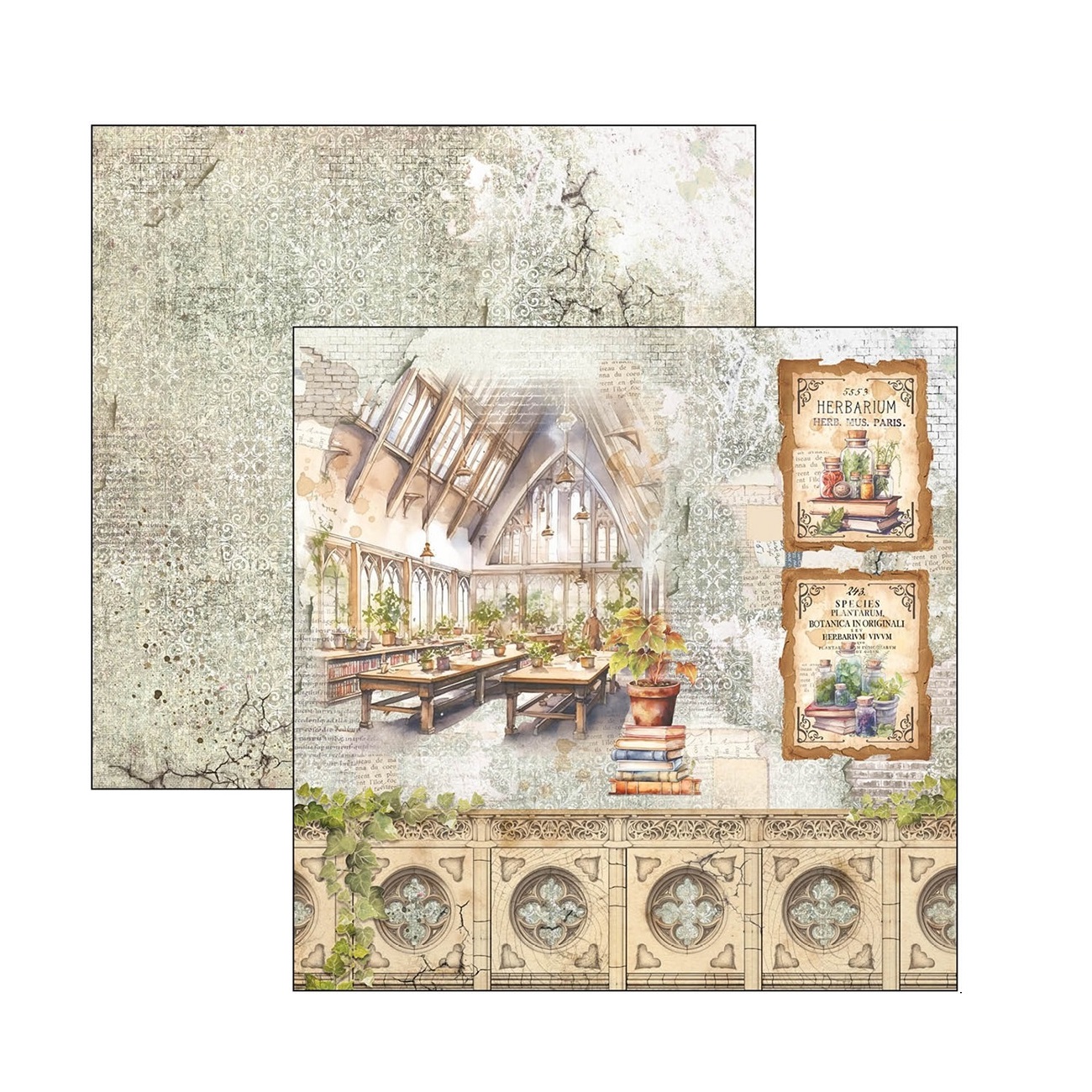 Ciao Bella Scrapbook papier Wizard Academy 8x8