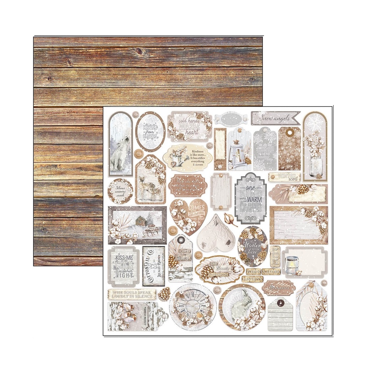 Ciao Bella Scrapbook papier Cozy Moments 12x12