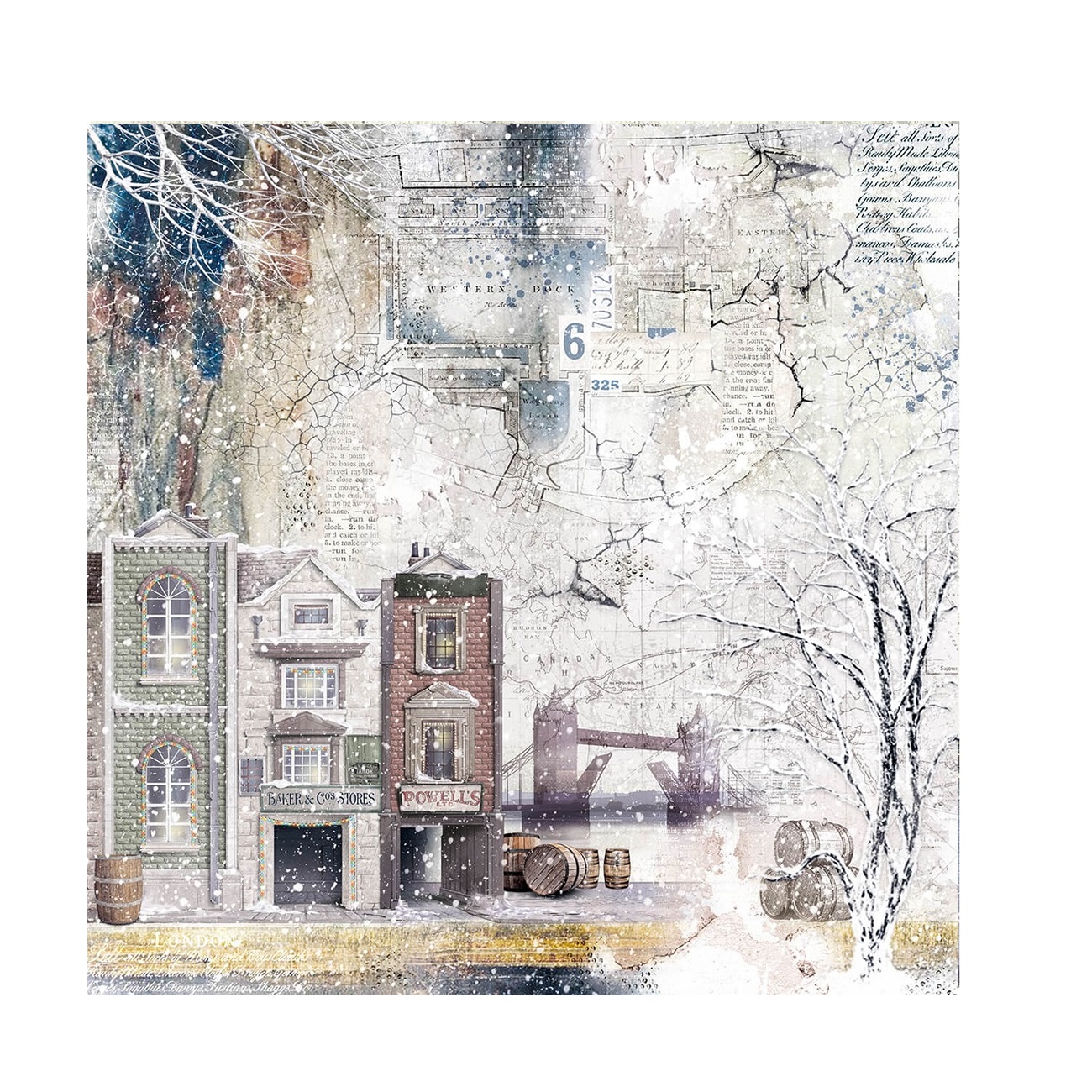 Ciao Bella Scrapbook papier London’s Calling 12x12