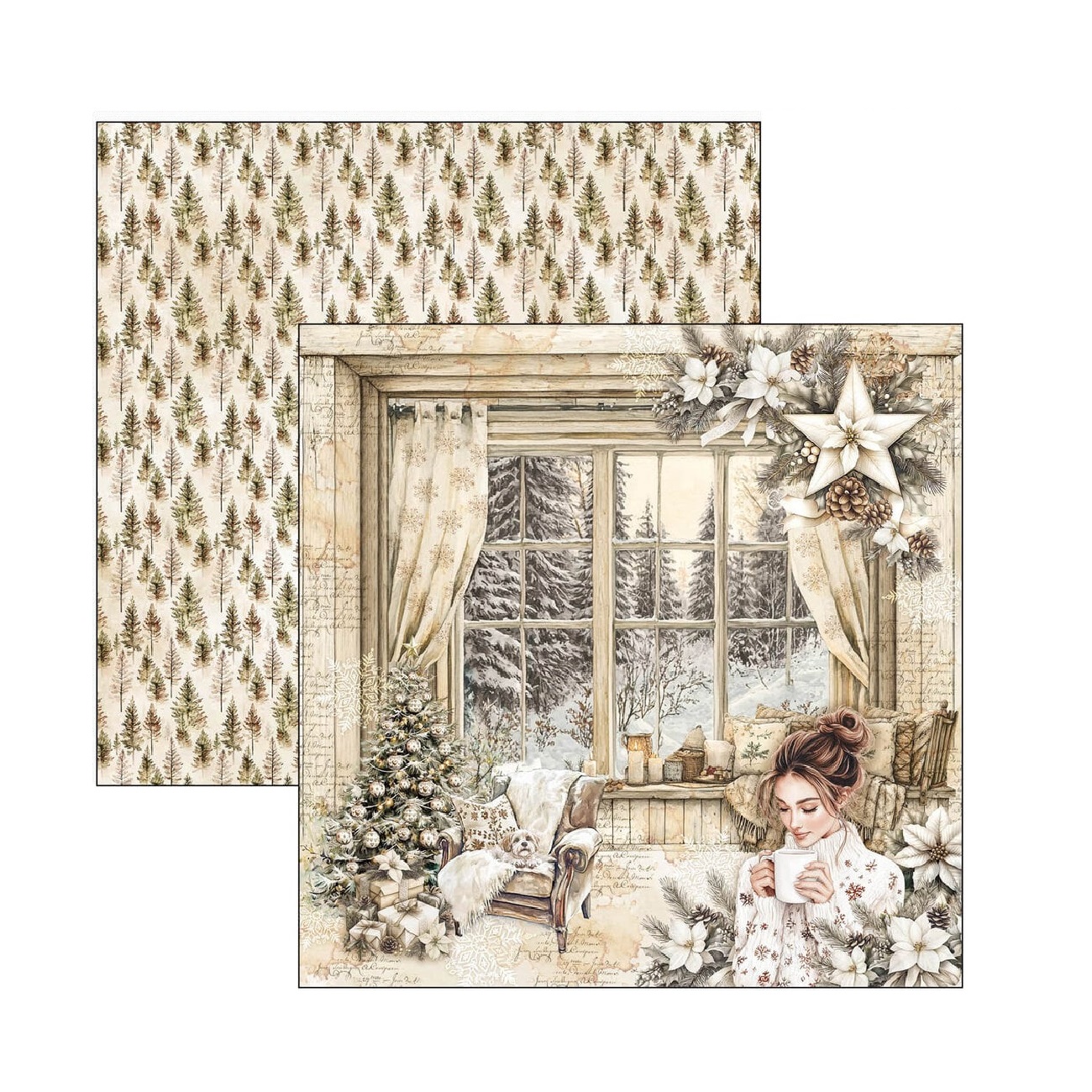 Ciao Bella Scrapbook papier Winter Season 12x12