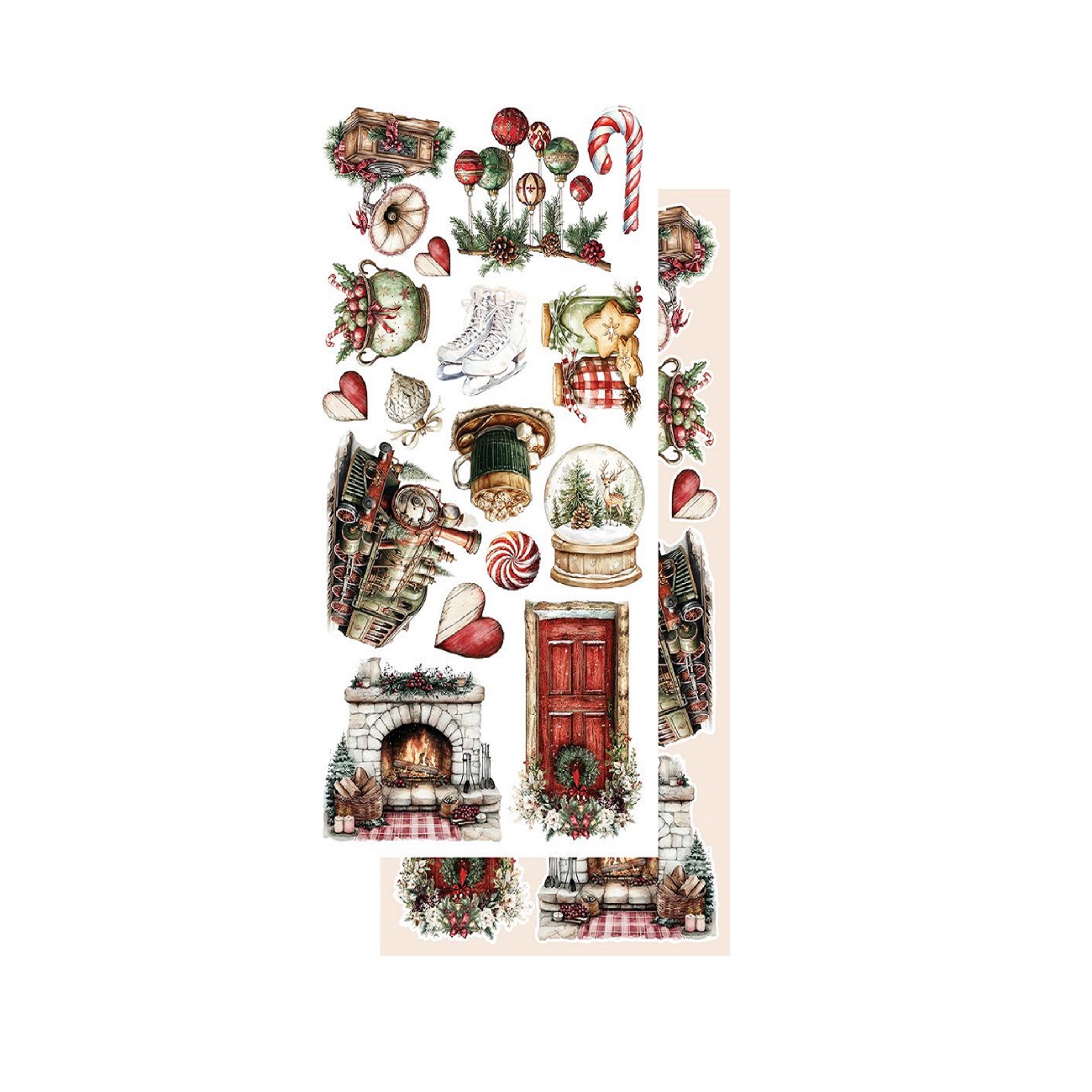 Alchemy of Art Scrapbook papier Wonderful Christmas Time 6x12