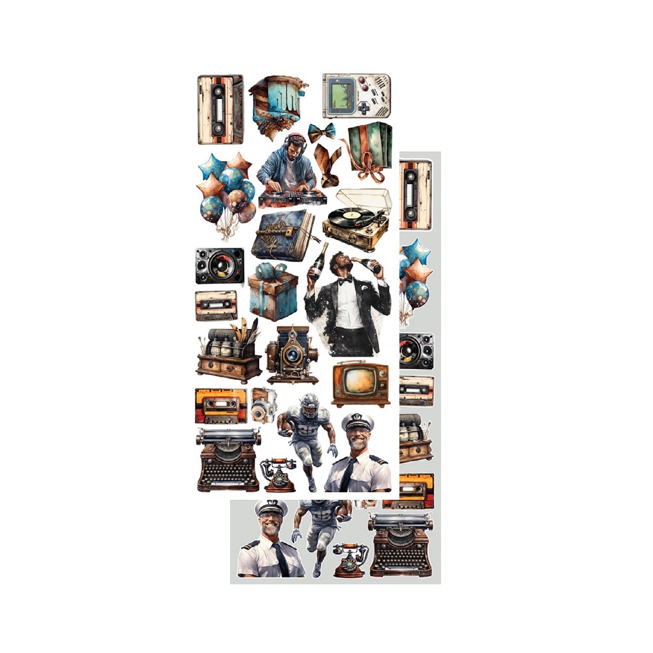 Alchemy of Art Scrapbook papier Adventure Men 6x12