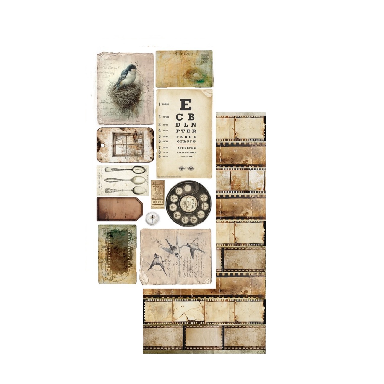 Alchemy of Art Scrapbook papier Natural Beauty Junk Journal 6x12