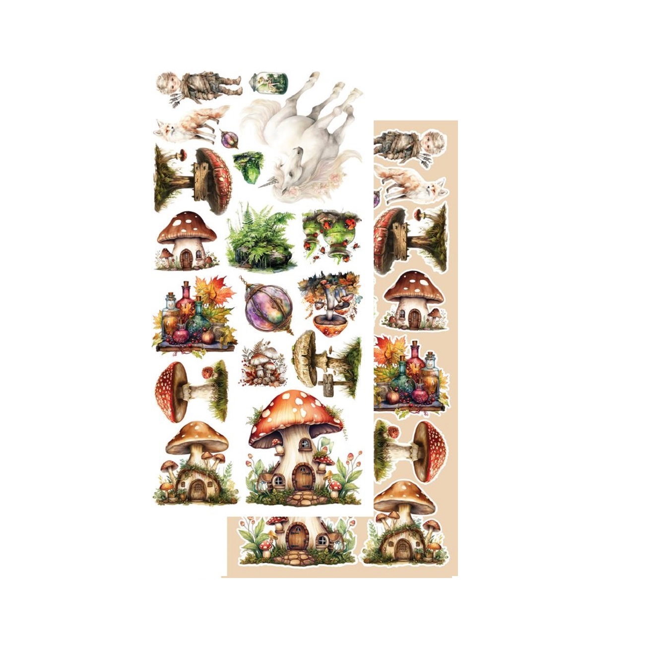 Alchemy of Art Scrapbook papier Tales of Moss and Fern 6x12