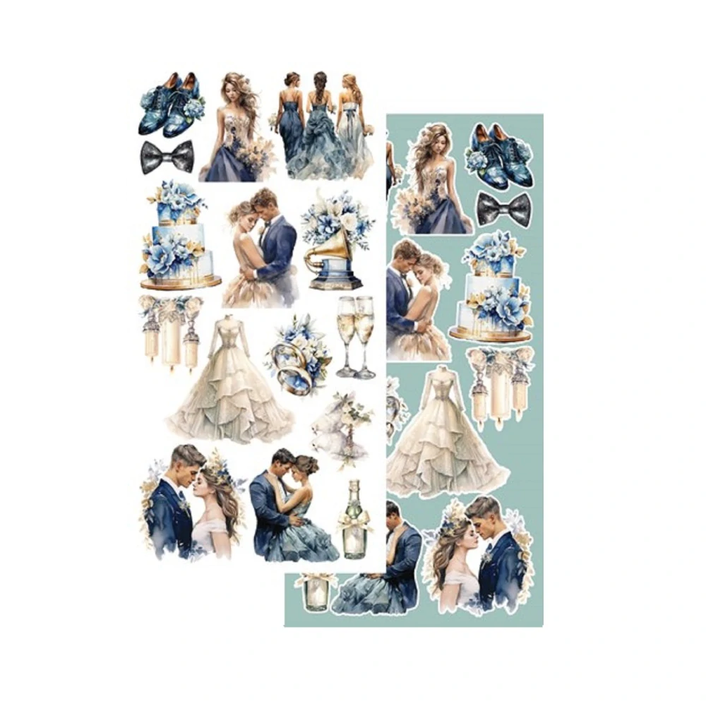 Alchemy of Art Scrapbook papier In Frosty Colors 6x12