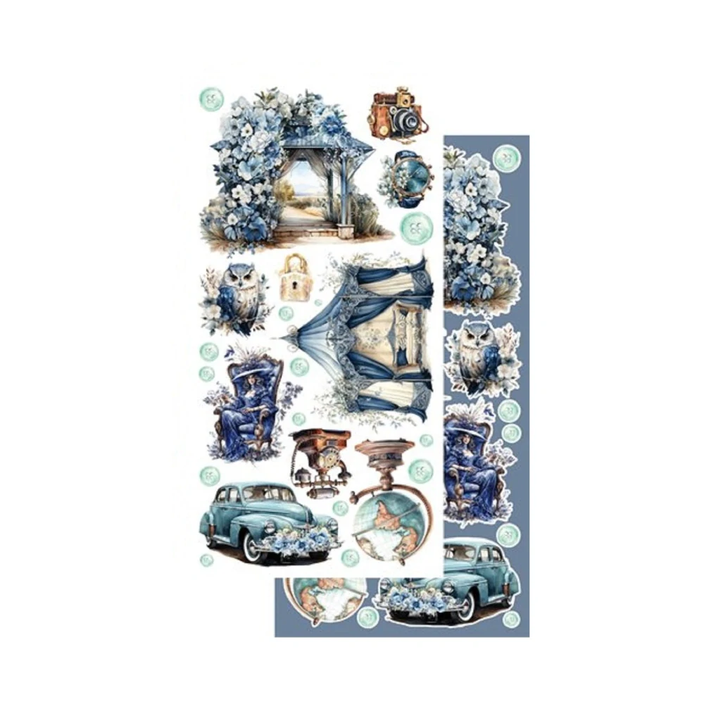 Alchemy of Art Scrapbook papier In Frosty Colors 6x12