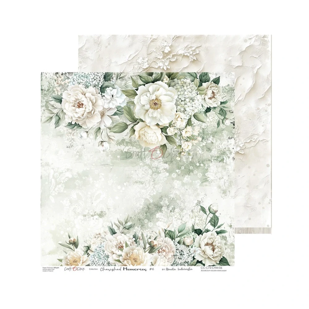 Craft O´ Clock Scrapbook papier - Cherished Memories  12x12
