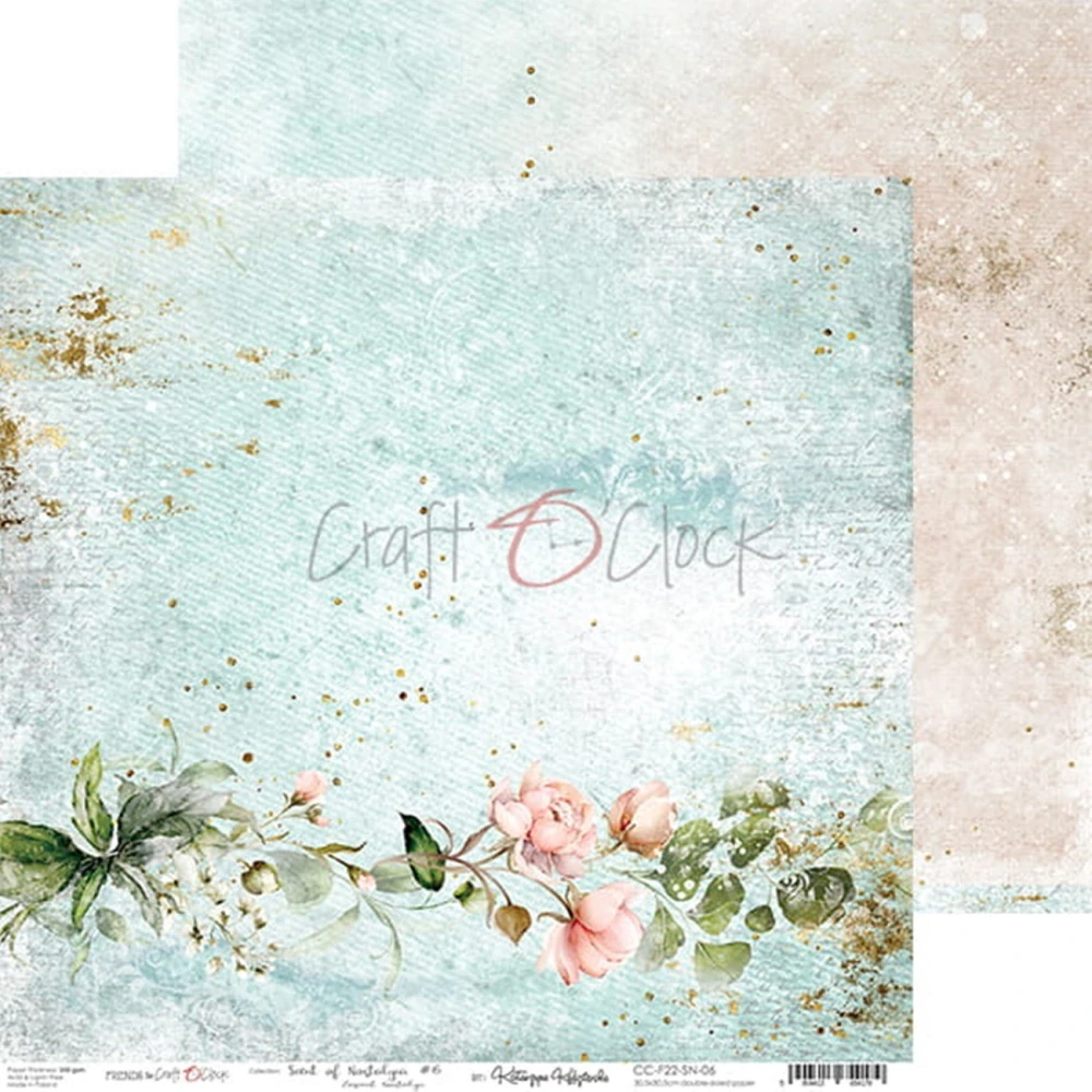  Scrapbook papier - Scent of Nostalgia 12x12 - Craft O´ Clock