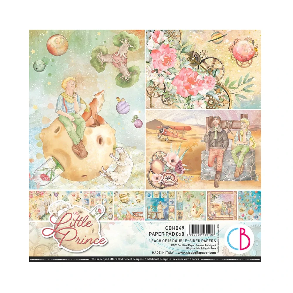 Ciao Bella Scrapbook papier The Little Prince 8x8