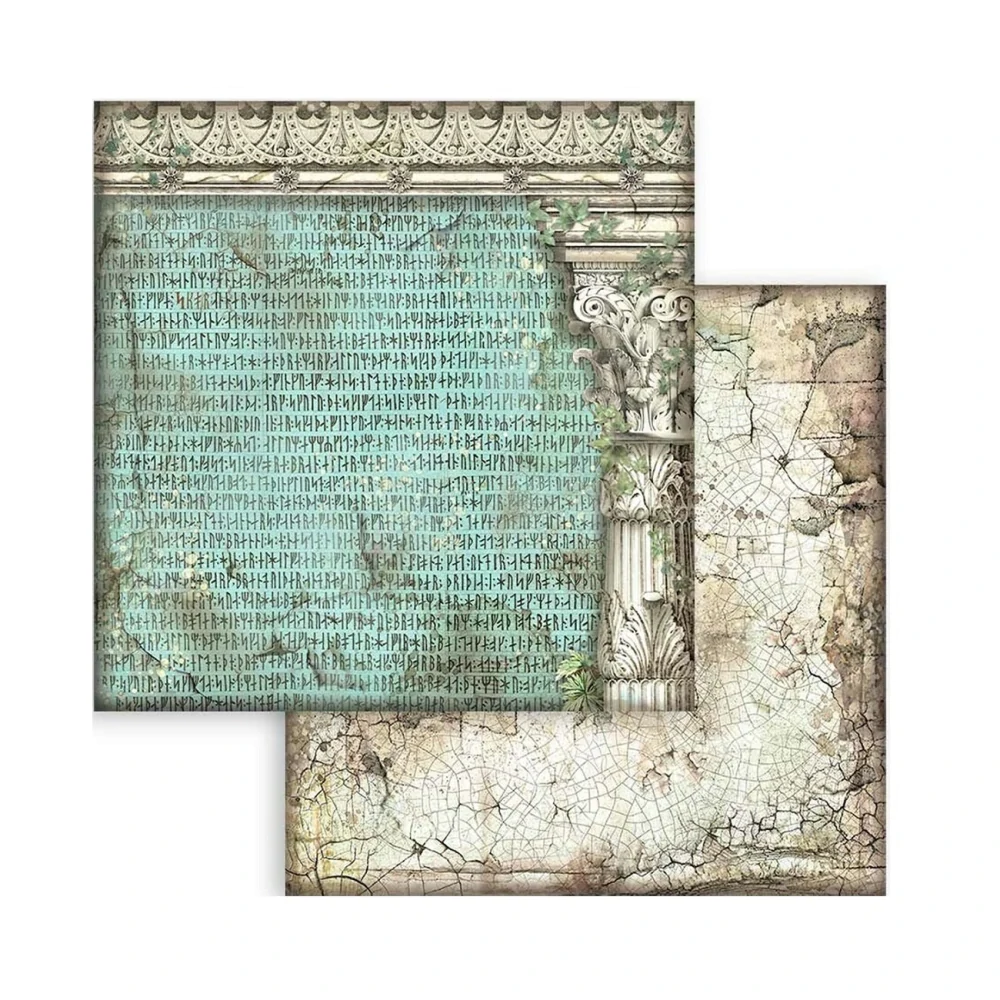 Stamperia Scrapbook papier – Magic Forest Backgrounds 8x8