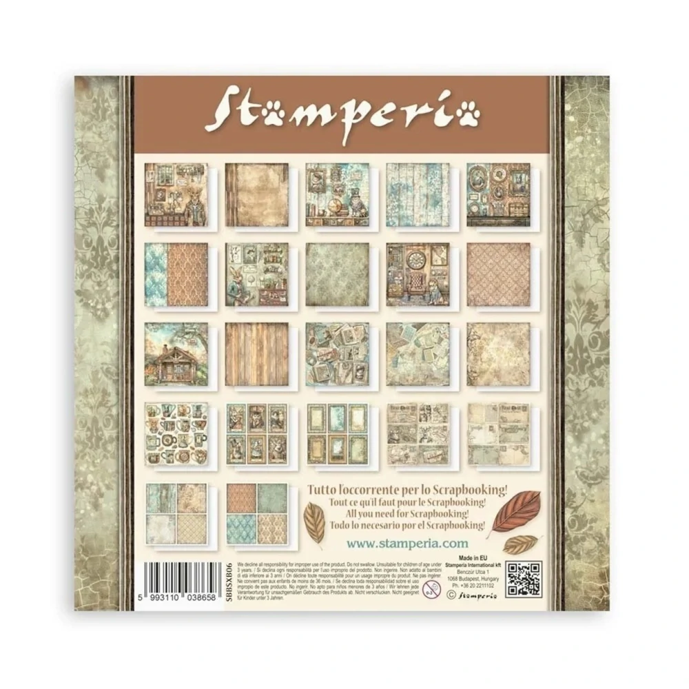 Stamperia Scrapbook papier – Alterego Maxi 8x8