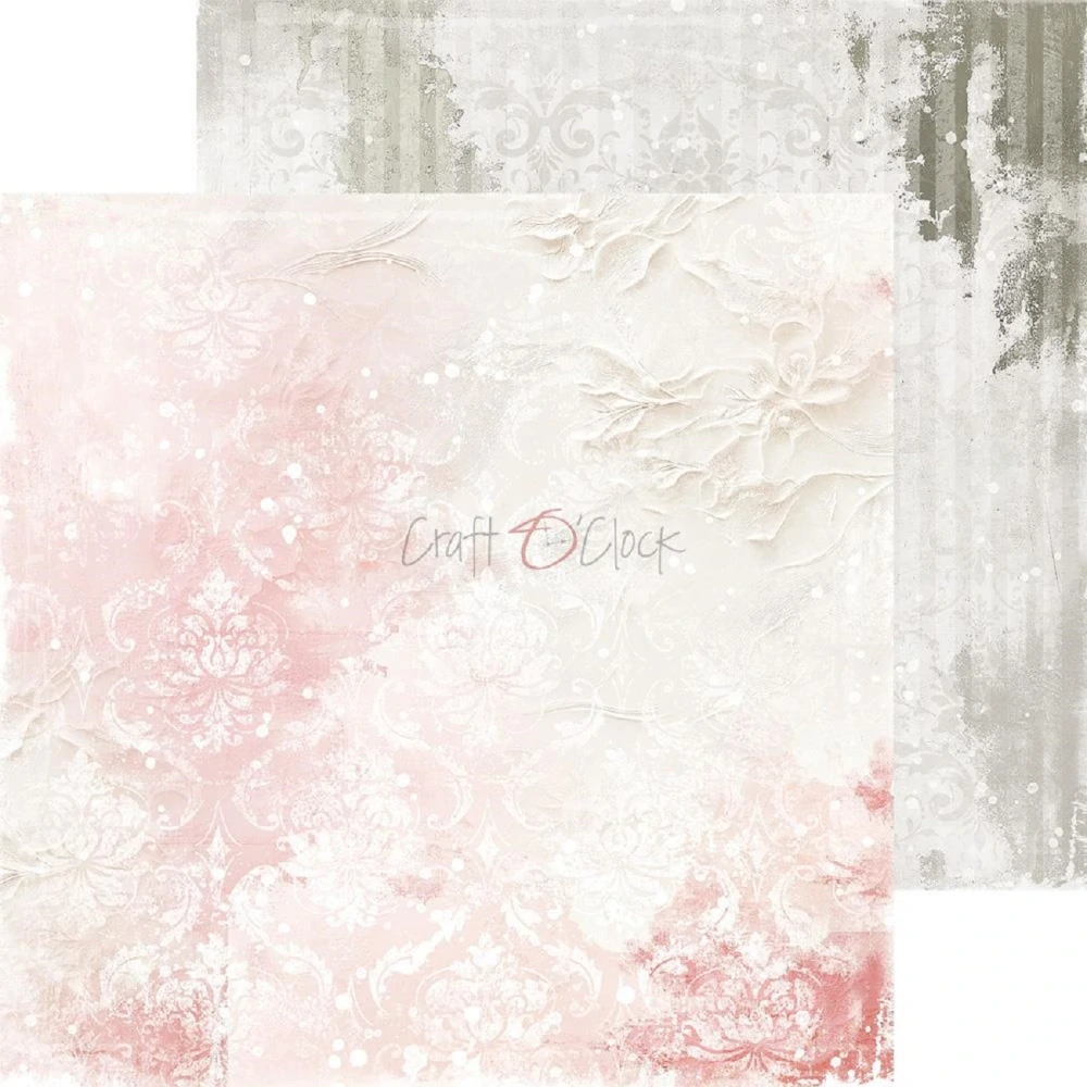 Craft O´ Clock Scrapbook papier - Rose Emotions Basic 8x8