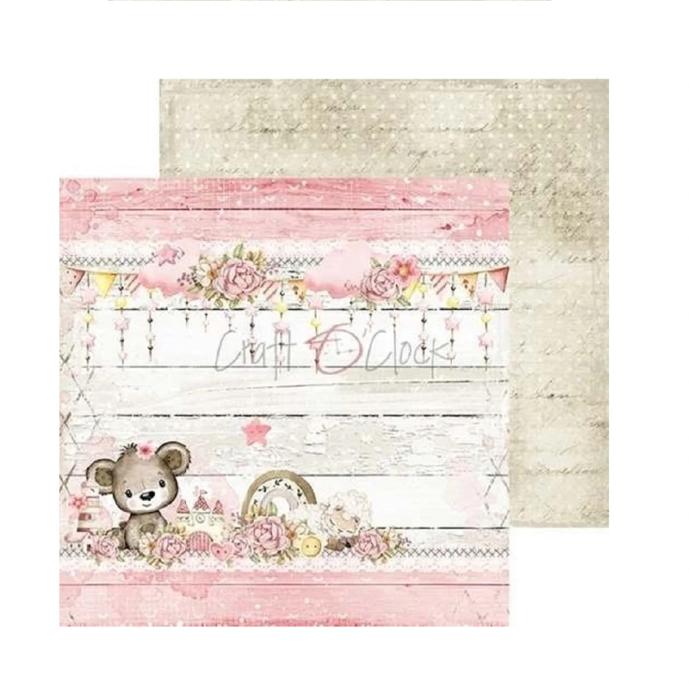 Craft O´ Clock Scrapbook papier -Oh, Girl! 8x8 