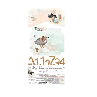 Craft O´ Clock Scrapbook papier - My Sweet Treasure Junk Journal 6x12