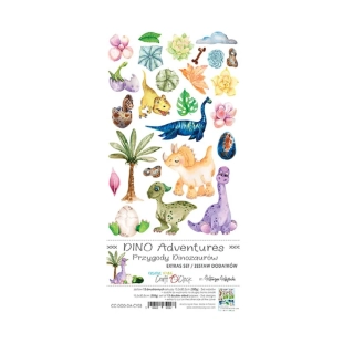 Craft O´ Clock Scrapbook papier - Dino Adventures 6x12