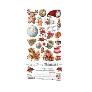Craft O´ Clock Scrapbook papier - Christmas Treasure 6x12