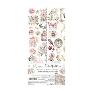Craft O´ Clock Scrapbook papier - Rose Emotions Mix 6x12