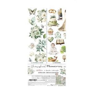 Craft O´ Clock Scrapbook papier - Cherished Memories Mix 6x12
