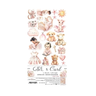 Craft O´ Clock Scrapbook papier - Girl & Curl 6x12 