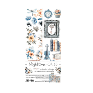 Craft O´ Clock Scrapbook papier - Nighttime Chill 6x12